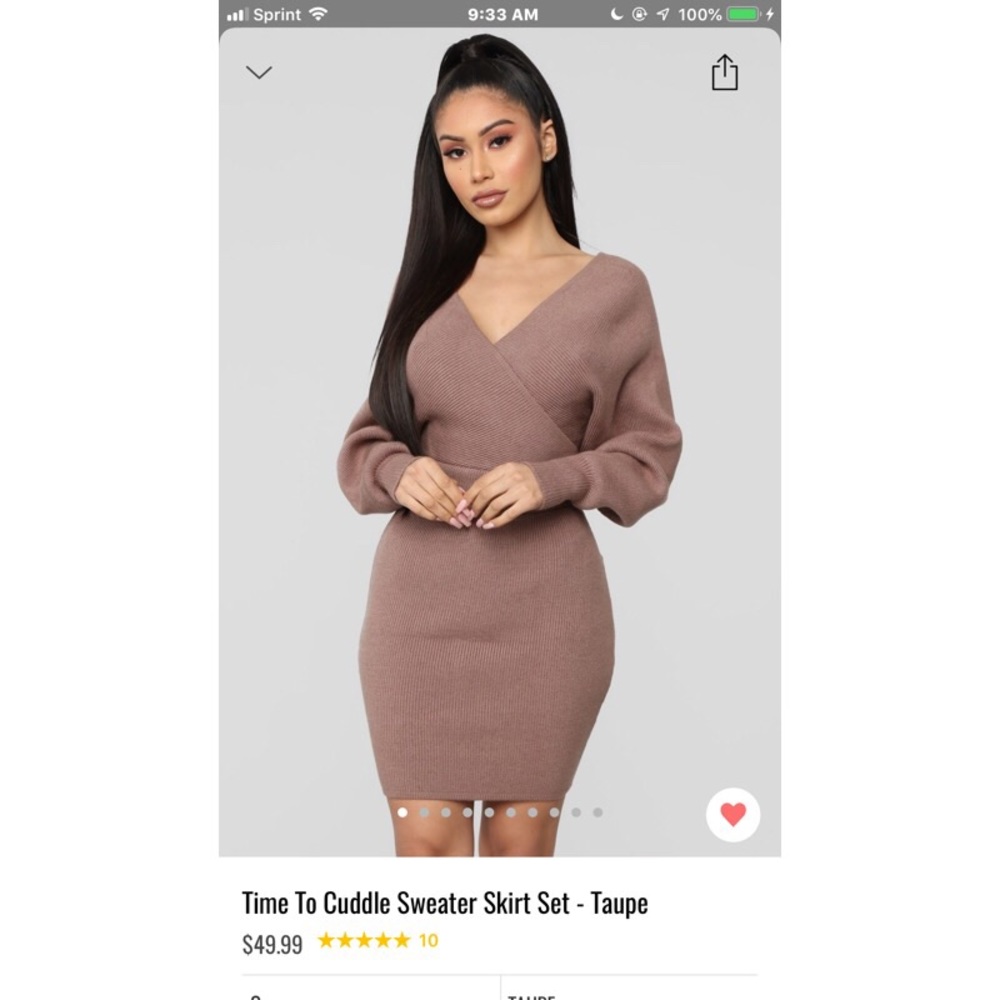 Time to cuddle skirt set